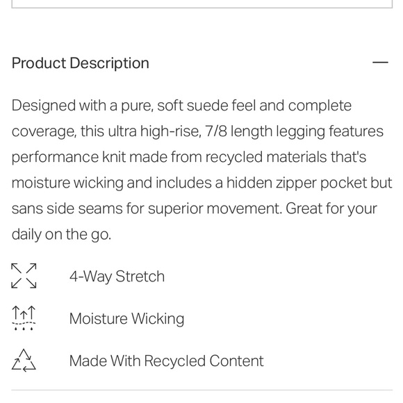 Vuori Clean Elevation Leggings - Picture 6 of 8